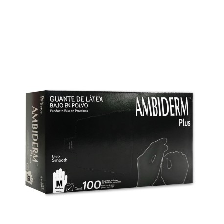 GUANTE PLUS NEGRO LISO
